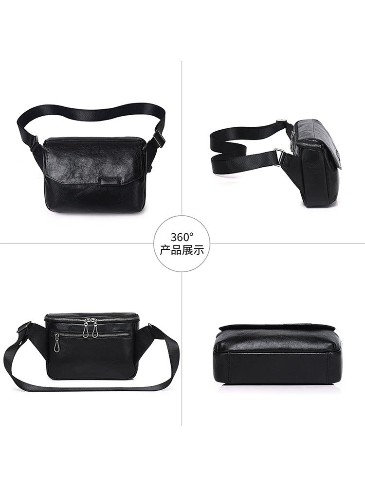 Cafen Kelvri Herren Premium Ledertasche – Echtes Rindsleder Crossbody Sling &amp; Hüfttasche UK | 88571A