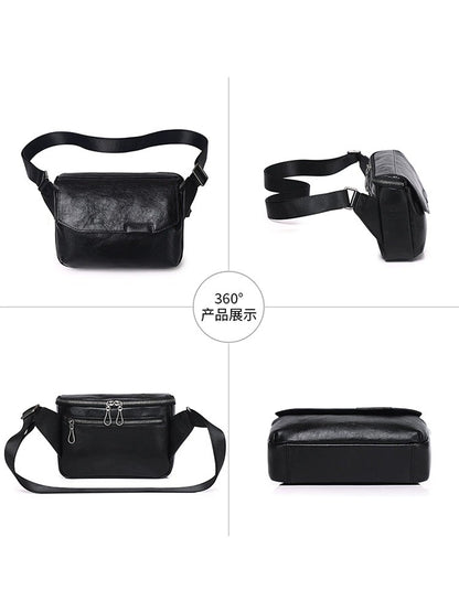 Cafen Kelvri Herren Premium Ledertasche – Echtes Rindsleder Crossbody Sling &amp; Hüfttasche UK | 88571A