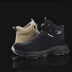 Men's Steel Toe Winter Safety Shoes Microfiber Leather Boots Anti-Smash Non-Slip Work Shoes | 7926