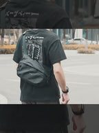 MOYYI Herren Crossbody Sling Bag – Oxford Streetwear Messenger Rucksack für Pendler &amp; Radfahrer UK | 3520 