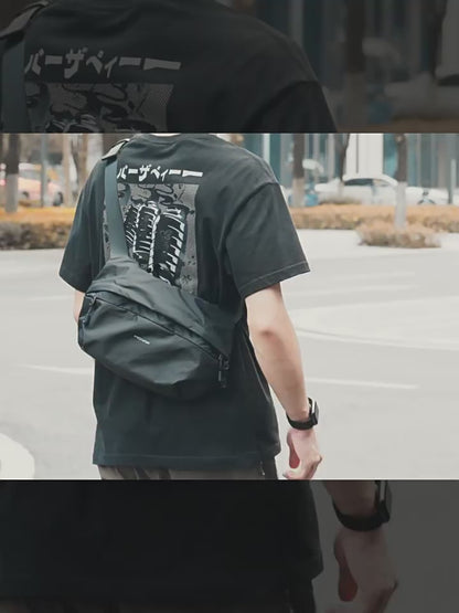 MOYYI Herren Crossbody Sling Bag – Oxford Streetwear Messenger Rucksack für Pendler &amp; Radfahrer UK | 3520 