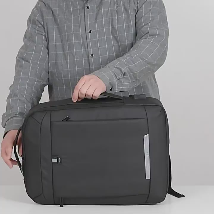 OMASKA 2218 Erweiterbarer Business-Laptop-Rucksack – Wasserdicht 20–35L | 2218 