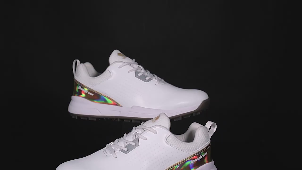 Thestron Men's Big Size Golf Shoes | Spikeless Training Shoes UK 6-13 | All-Season Casual Golf Sneakers | 2001