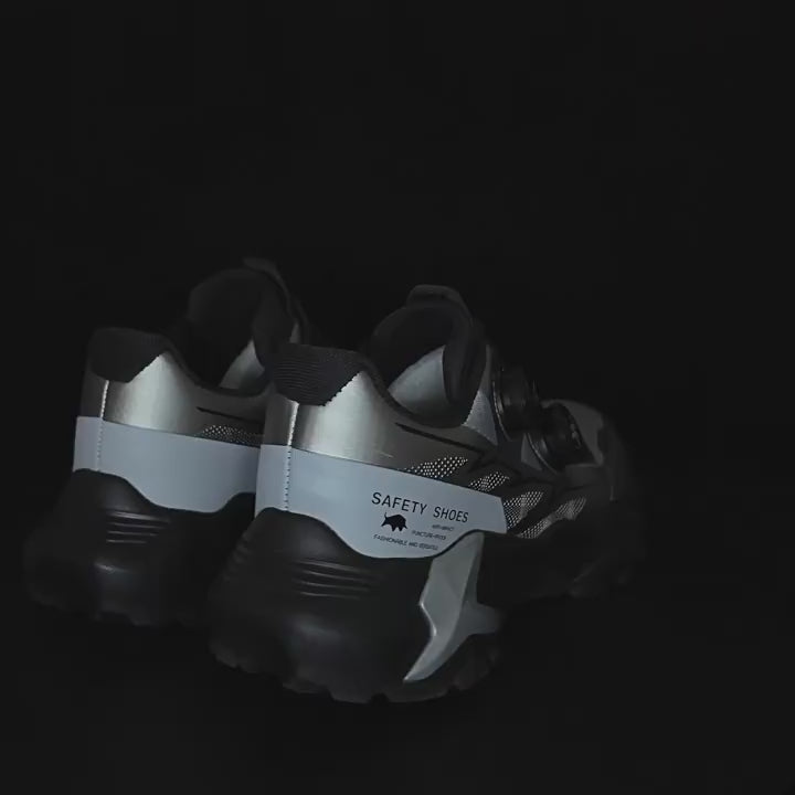 NK198 Steel Toe Safety Shoes | Anti-Puncture & Impact-Resistant Work Sneakers | European Standard Protective Footwear | TGLB001