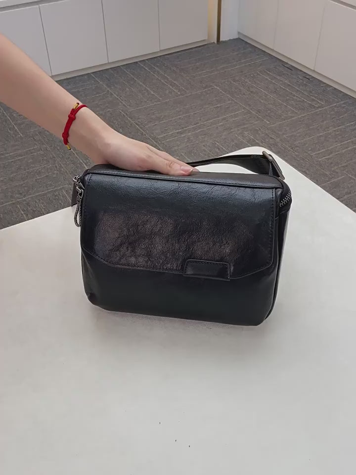 Cafen Kelvri Herren Premium Ledertasche – Echtes Rindsleder Crossbody Sling &amp; Hüfttasche UK | 88571A