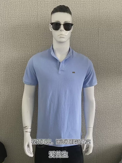 Men's Casual Stand Collar Short Sleeve High Quality Summer Polos T Shirt | PL205