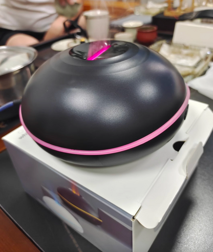 Aromatherapie-Diffusor mit realistischem Flammeneffekt – 7-farbiger LED-Luftbefeuchter mit USB-Stromversorgung für Zuhause, Büro und Schlafzimmer | SD13 