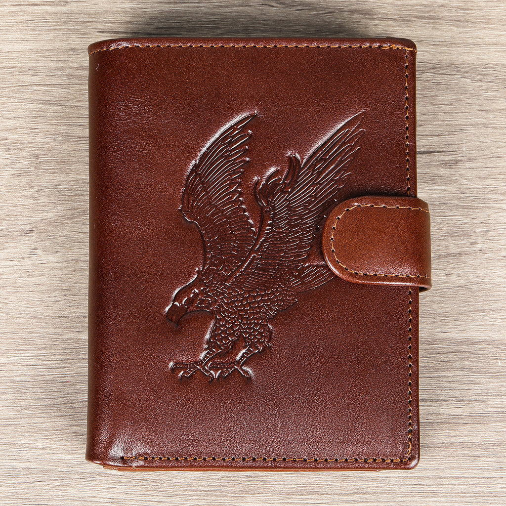 Antimagnetische RFID-blockierende Echtleder-Geldbörse für Herren, schmales Kartenetui und Geldbörse | 1131 