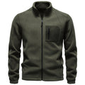 Men's Fleece-Lined Thermal Sweatshirt | 2026 Winter Outdoor Pullover with Zip Collar | Warm Sherpa Fleece Top | HD3059
