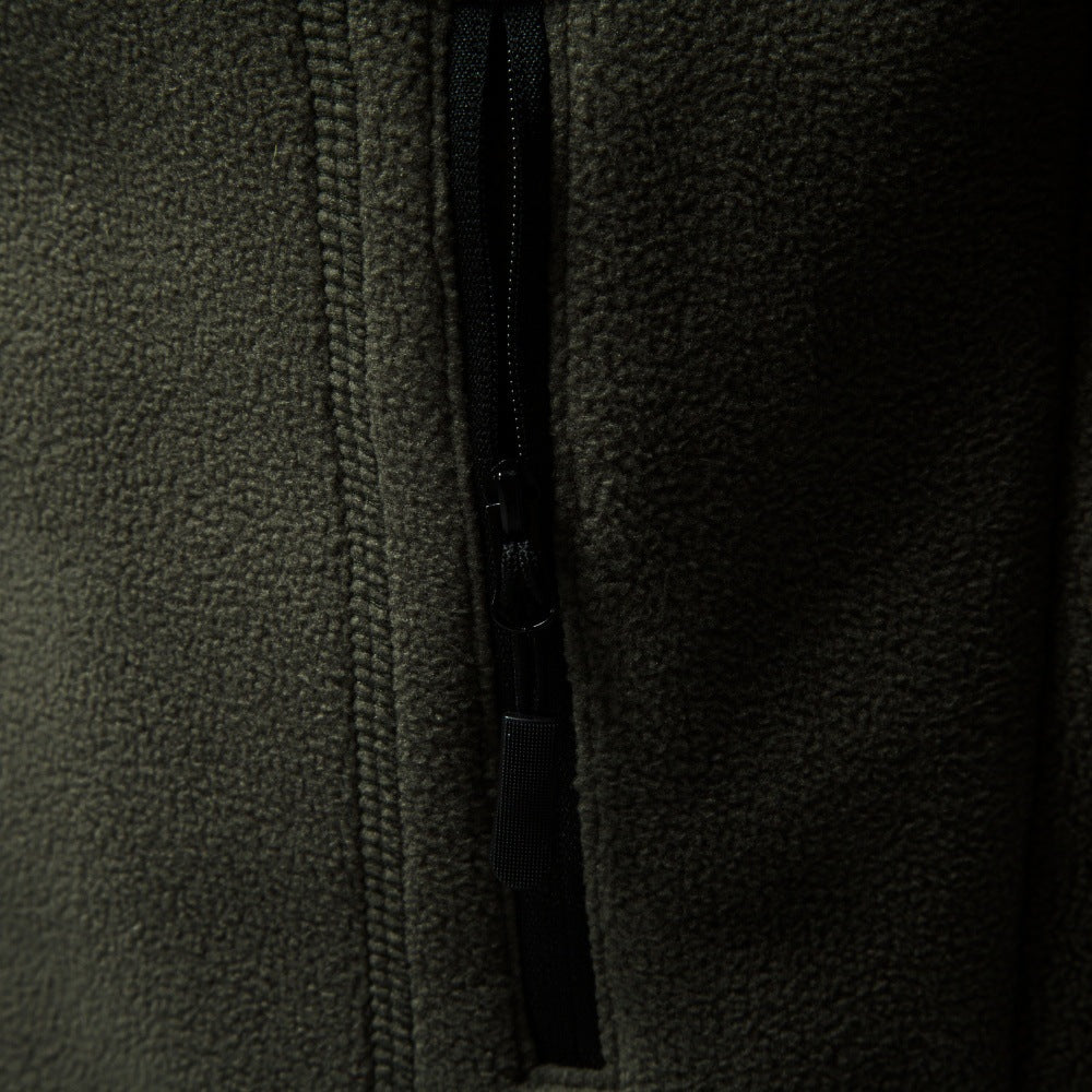 Men's Fleece-Lined Thermal Sweatshirt | 2026 Winter Outdoor Pullover with Zip Collar | Warm Sherpa Fleece Top | HD3059
