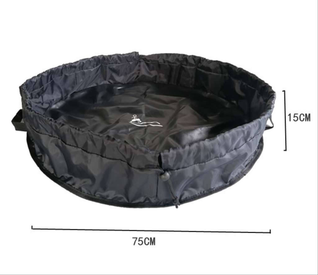 Beachmood Quick-Dry Wet Bag – 75 cm Wickelunterlage &amp; Aufbewahrungssack für Schwimmsachen | BM2109 