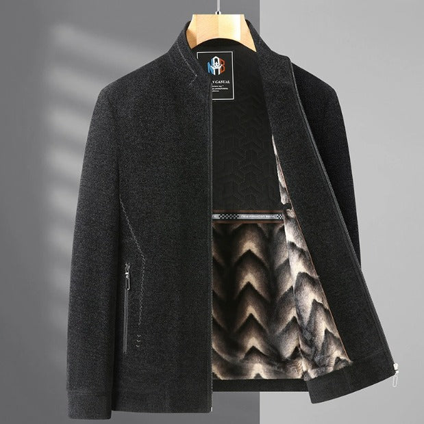 Herren Winterjacke Mantel – Dicke Fleece-Wolljacken für ultimative Wärme | YK37 