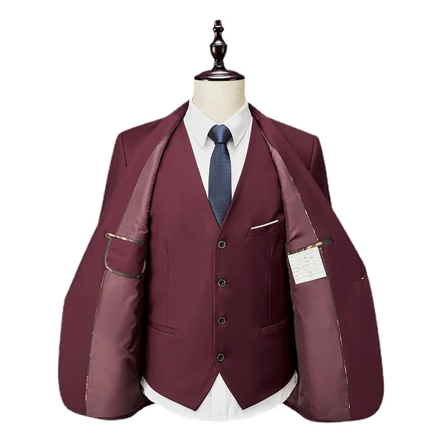 Hochwertiger 3-teiliger Herrenanzug im Smart Regular Fit | X19