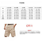 Herren-Cargo-Shorts mit Cord-Textur – Sommer-Utility-Shorts mit entspannter Passform | CFT-1 