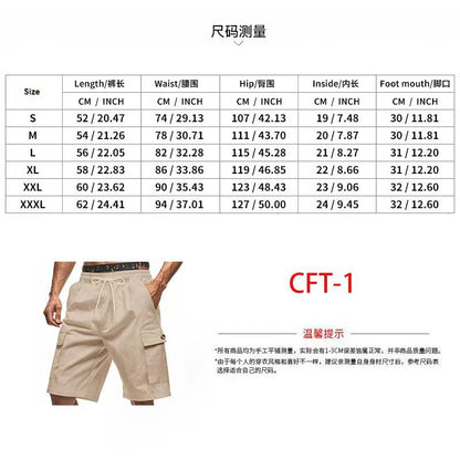 Herren-Cargo-Shorts mit Cord-Textur – Sommer-Utility-Shorts mit entspannter Passform | CFT-1 