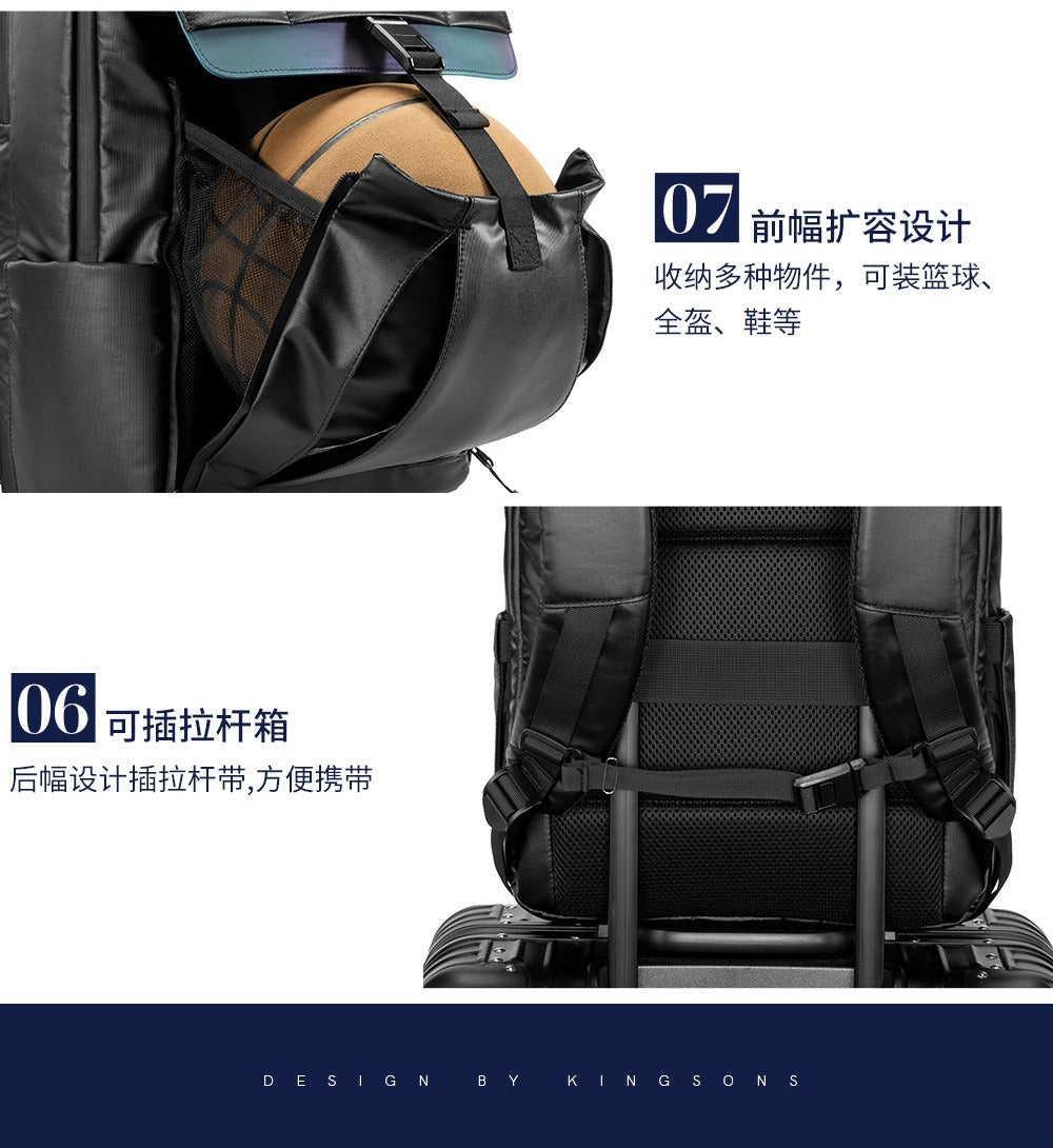 Kingsons Mehrschichtiger Sportrucksack – Laptop- &amp; Basketballtasche | 3330 