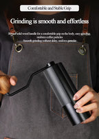 Hochwertige manuelle Kaffeemühle – Große 30-g-Kegelmühle, Präzisions-Handkurbel für Espresso und Pour Over UK | NS1 