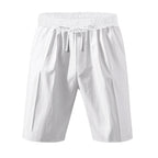 Leichte Strandshorts aus Leinenmischung für Herren – Relaxed Fit 5-Zoll-Freizeitshorts | WW-2 