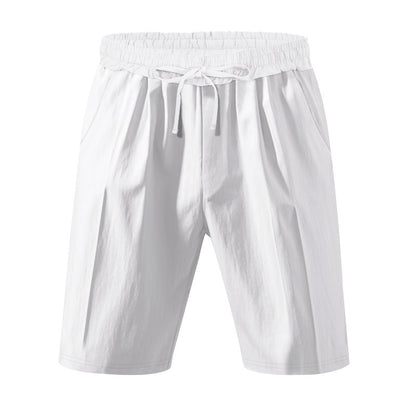 Leichte Strandshorts aus Leinenmischung für Herren – Relaxed Fit 5-Zoll-Freizeitshorts | WW-2 