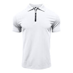 Herren Slim-Fit Stretch Jacquard Poloshirt – 2025 Frühjahr/Sommer Casual Top | YHZH-17