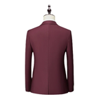 Hochwertiger 3-teiliger Herrenanzug im Smart Regular Fit | X19