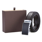 Bequemer Herrengürtel aus echtem Leder mit automatischer Klickschnalle | DB-1