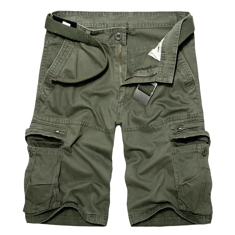 Herren Baumwolle Casual Multi Pocket Outdoor Cargo Shorts-038