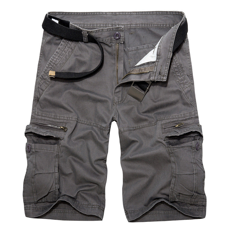 Herren Baumwolle Casual Multi Pocket Outdoor Cargo Shorts-038