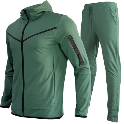 Tracksuit Set 2 Piece Athletic Quick Dry Sweatpants & Shirt Full Zip |  71