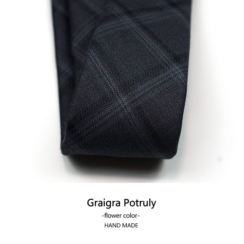 Hahnentritt-Krawatte für Herren, kariert, lässig, formell, moderner Stil | XZ-102