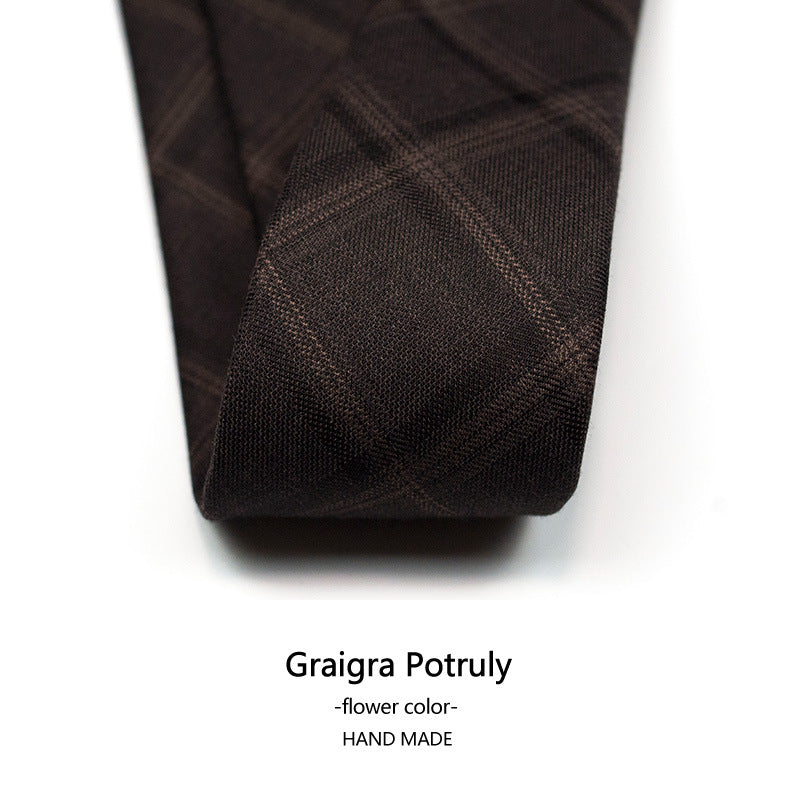 Hahnentritt-Krawatte für Herren, kariert, lässig, formell, moderner Stil | XZ-102