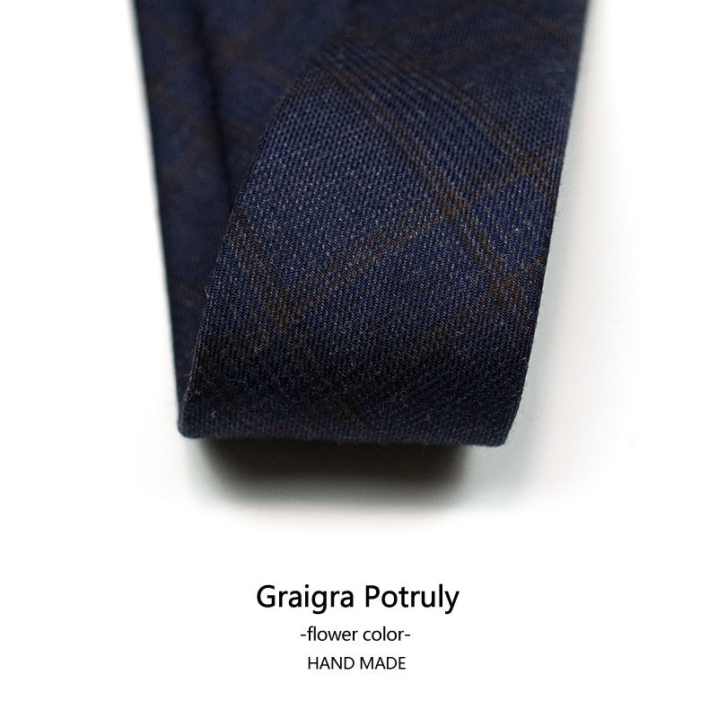 Hahnentritt-Krawatte für Herren, kariert, lässig, formell, moderner Stil | XZ-102