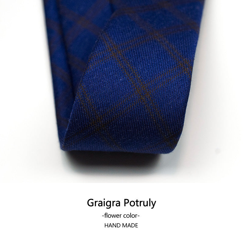 Hahnentritt-Krawatte für Herren, kariert, lässig, formell, moderner Stil | XZ-102