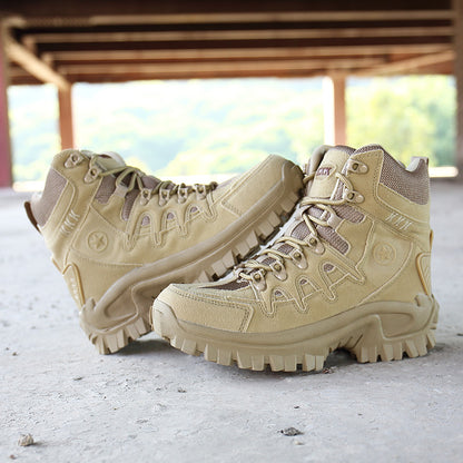 Chaussures militaires montantes Mil-Tac avec fermeture éclair latérale et bottes de travail tactiques militaires | 1201