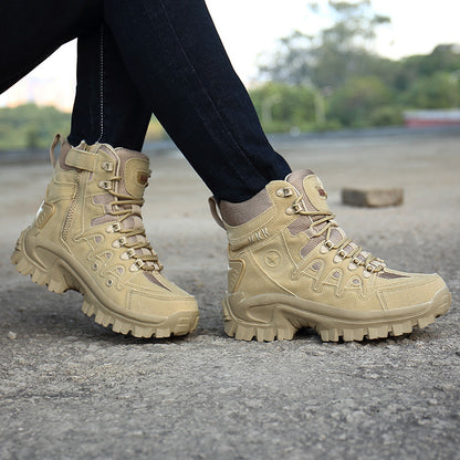 Chaussures militaires montantes Mil-Tac avec fermeture éclair latérale et bottes de travail tactiques militaires | 1201