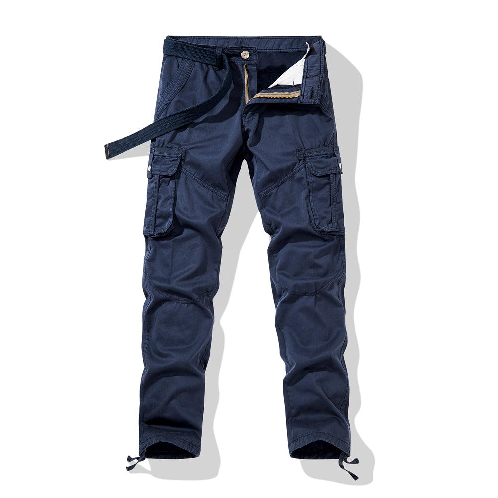 Pantaloni cargo tattici da uomo blu navy, pantaloni militari antistrappo per lo sport all'aria aperta | 1207