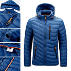 Leichte, hochwertige Bomberjacke mit Kapuze | C913