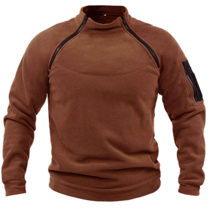 Sweat-shirt d'extérieur en polaire chaud et respirant pour homme | NQ78 