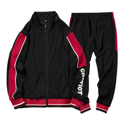 Men's Quick Dry Thin Activewear Full Zip Jogging Tracksuit  Spring Autumn | TZ55