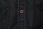 Herren Slim Fit Smart Casual Langarm Jeanshemd | AX-6003 