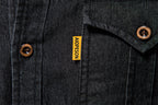 Herren Slim Fit Smart Casual Langarm Jeanshemd | AX-6003 
