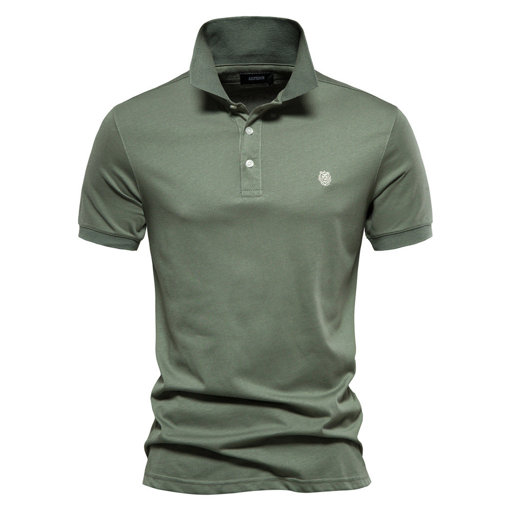 Polo casual a maniche corte da uomo tinta unita | PL216 