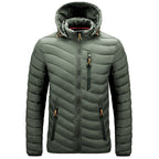 Leichte, hochwertige Bomberjacke mit Kapuze | C913