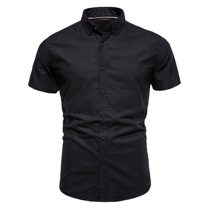 Men's Short Sleeve Slim Fit Business Shirt Basic Designed Breathable | SH711