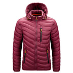 Leichte, hochwertige Bomberjacke mit Kapuze | C913