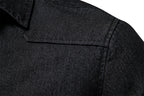 Herren Slim Fit Smart Casual Langarm Jeanshemd | AX-6003 