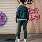 Einfarbige Kapuzenpullover Trainingsanzüge für Herren Großhandel | TZ96