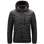 Leichte, hochwertige Bomberjacke mit Kapuze | C913