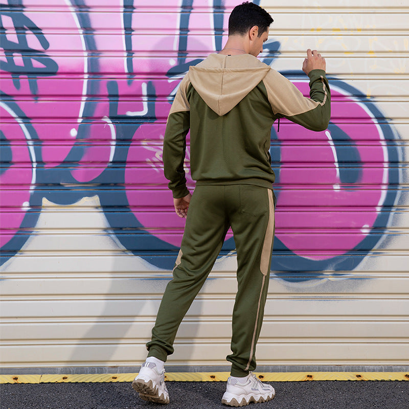 Herren-Trainingsanzug mit Kapuze und Hose, Smart Fit | TZ95