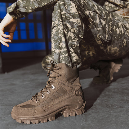 Bottes tactiques militaires pour forces spéciales en cuir pour hommes | B21 